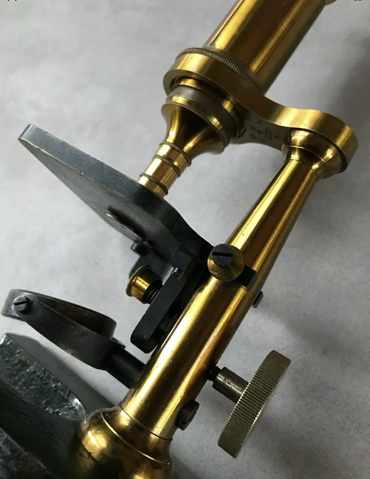 51e. Microscopio monocular Waechter P. Berlín. Modelo Stativ IV.2