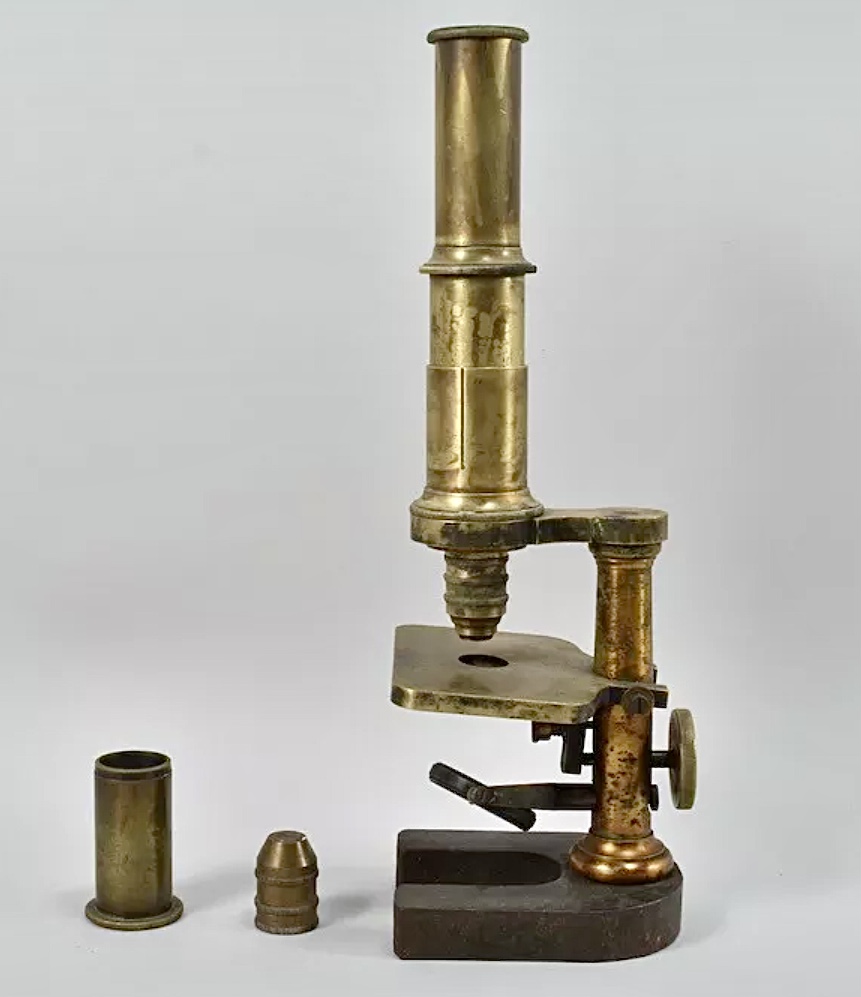 51f. Microscopio monocular Waechter P. Berlín. Modelo Stativ V. 2